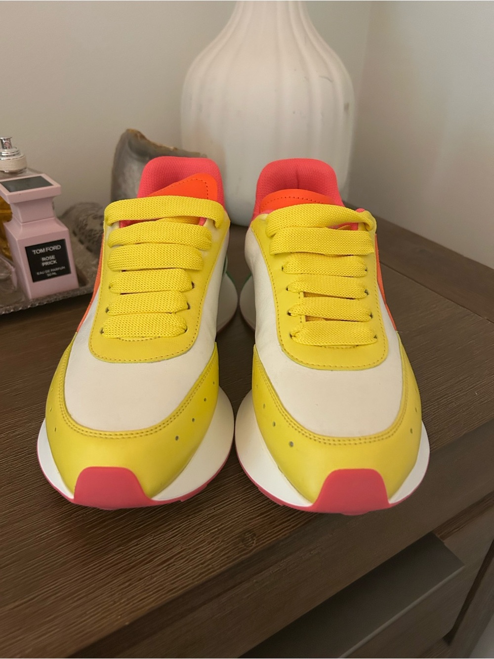 Alexander McQueen Colorblock Sneakers Size 37 - Picture 2 of 8